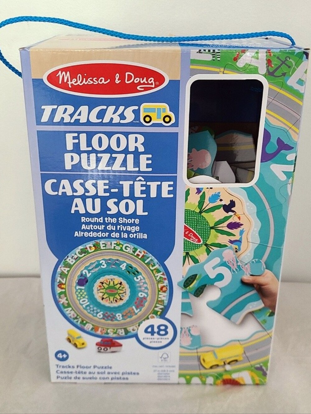 BNIB - Melissa & Doug Round Shore Tracks Jigsaw Floor Puzzle